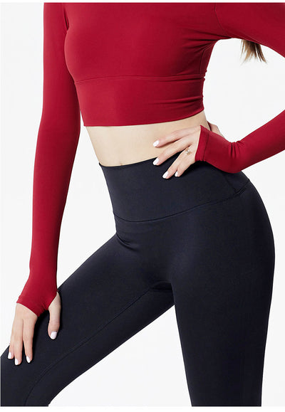 Pantalones Deportivos Cintura Alta Sin Costuras con Forro Térmico - Image 12