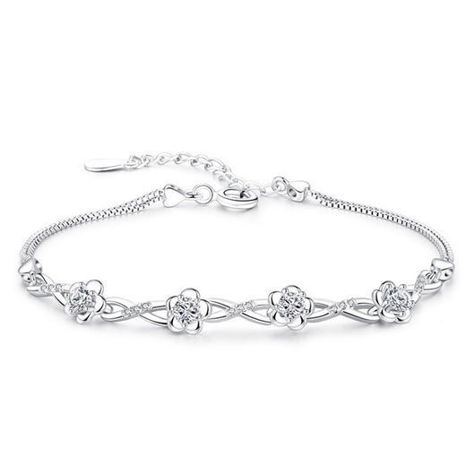 Pulsera de Plata con Flor de Durazno - Image 8