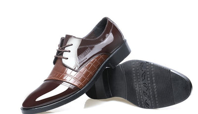 Zapatos de Vestir Puntiagudos para Hombre - Cuero Genuino Patrón Otoño - Image 13