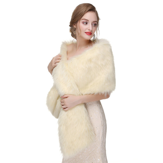 Estola de Piel de Zorro para Novia - Chal Elegante Invierno - Image 67