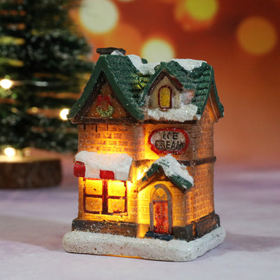 Casa Navideña en Resina - Micro Paisaje Decorativo - Image 14