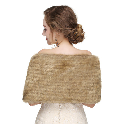 Estola de Piel de Zorro para Novia - Chal Elegante Invierno - Image 89
