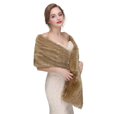 Estola de Piel de Zorro para Novia - Chal Elegante Invierno - Image 19