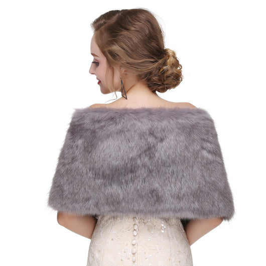 Estola de Piel de Zorro para Novia - Chal Elegante Invierno - Image 51