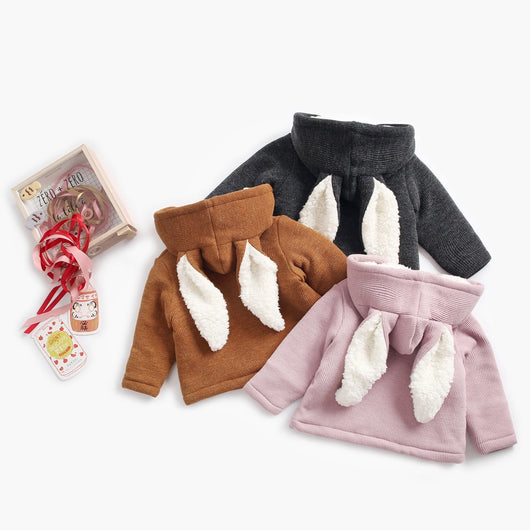Chaqueta Acolchada Infantil Diseño Conejo para Otoño e Invierno - Image 3