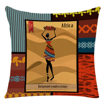 Funda de Cojín Decorativa Africana para Cama y Auto - Image 15