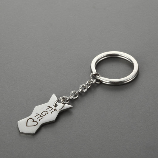 Llavero Personalizado de Acero Inoxidable con Letras - Image 3