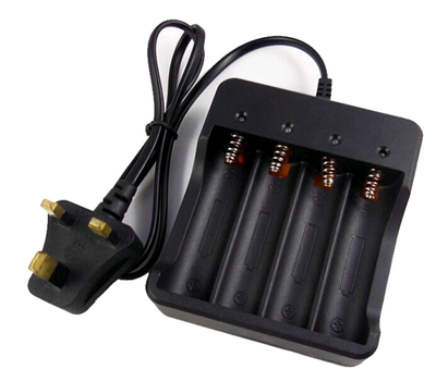 Cargador Rápido 4 Ranuras para Baterías 18650 - 3.7V/4.2V - Image 4