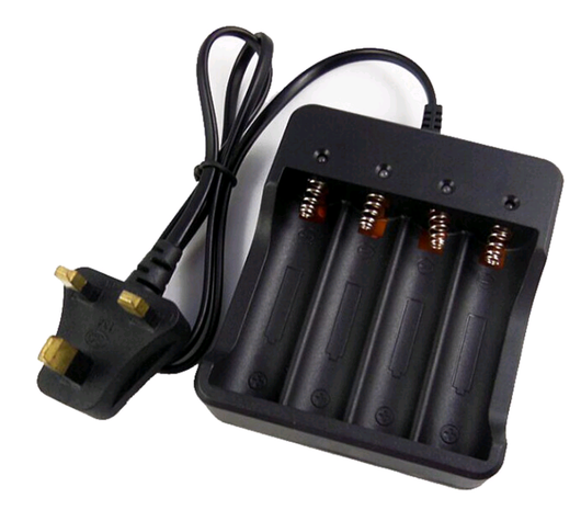 Cargador Rápido 4 Ranuras para Baterías 18650 - 3.7V/4.2V - Image 4