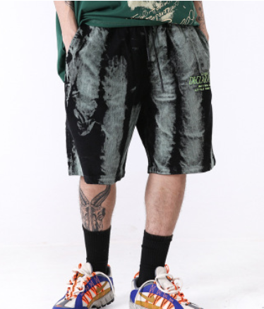 Pantalones cortos casuales para hombre con bordados - Image 4