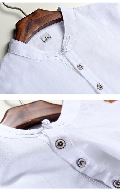 Camisa de Algodón y Lino - Image 2
