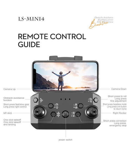 Dron UAV 150 HD con Motor Brushless y Control Remoto - Image 18