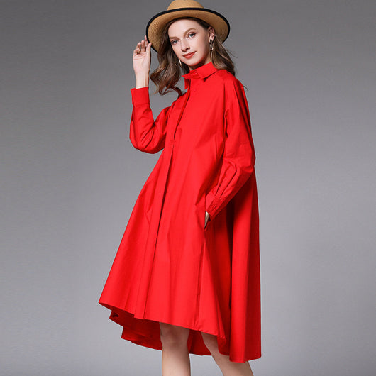 Vestido Camisa Suelto para Mujer - Diseño Moderno y Versátil - Image 3