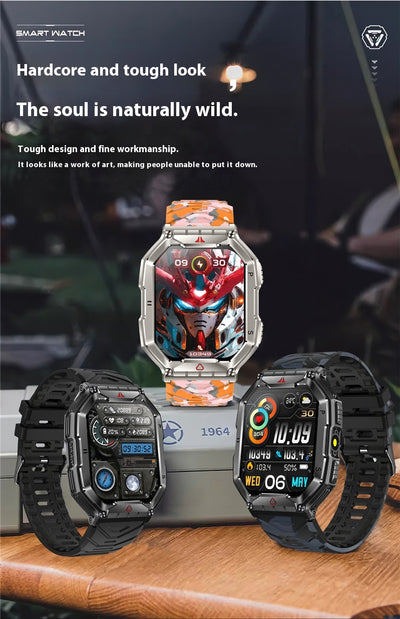 Reloj Inteligente KR82 con Llamadas Bluetooth, Monitor Cardíaco y Presión Arterial - Image 20
