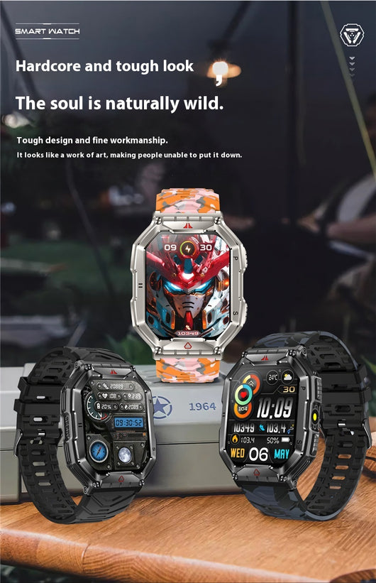 Reloj Inteligente KR82 con Llamadas Bluetooth, Monitor Cardíaco y Presión Arterial - Image 20
