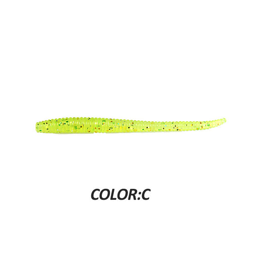 Señuelo de Larva 8cm Acción Suave con Sal - Monocolorado - Image 6