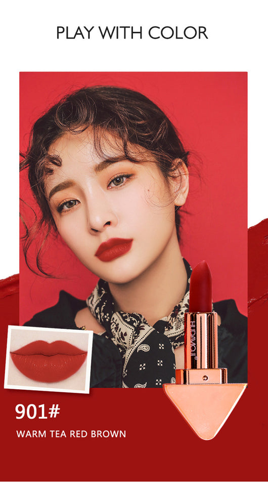 Labial Mate Rojo Terciopelo Larga Duración Resistente al Agua - Maquillaje Coreano Premium - Image 7