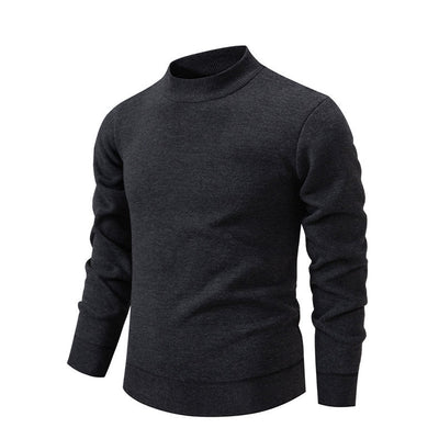 Suéter para Hombre con Forro Polar Grueso Cuello Redondo - Image 34