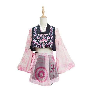 Conjunto de Falda de Danza con Bordados Elegantes para Mujer - Image 5
