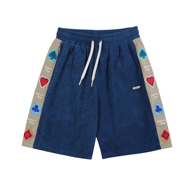 Shorts de Pana Retro con Bordados Estilo Europeo y Americano - Image 19