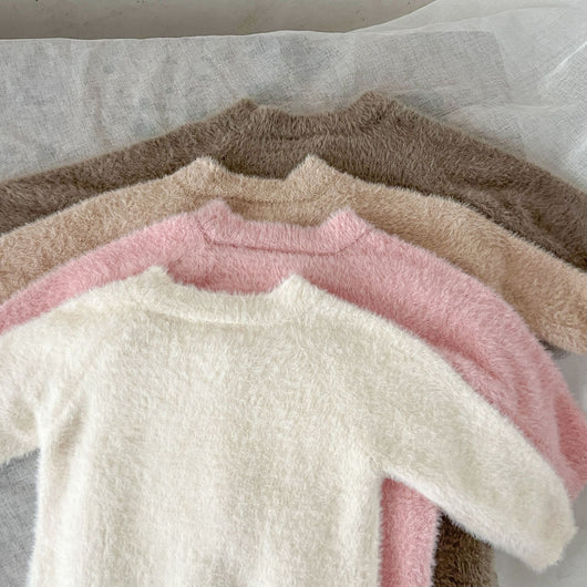 Pijama Enterizo Bebé Invierno Peluche Oso con Pies - Image 23