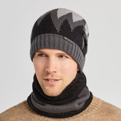 Gorro de Lana Tejido Winter Flame para Hombre - Versátil y Elegante - Image 8