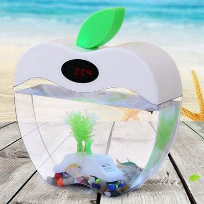 Pecera de Escritorio en Forma de Manzana - Acuario Decorativo Portátil - Image 8