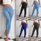 Pantalones Ajustados de Cintura Alta para Mujer