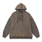 Sudadera con Capucha Desgastada Efecto Vintage para Hombre