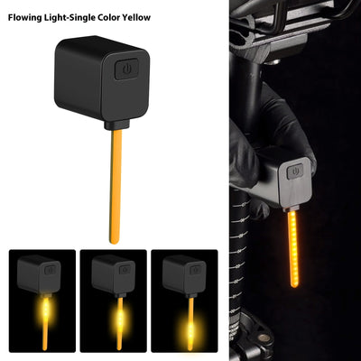 Luz Trasera LED para Bicicleta con Indicador de Seguridad Nocturna - Image 11