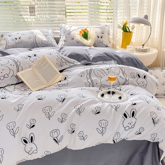 Funda Nórdica de Algodón Lavado para Cama Doble - Image 25