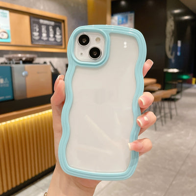 Funda Telefónica Bicolor con Onda y Borde Candy - Image 11
