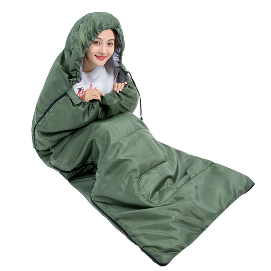 Bolsa de Dormir Camping Portátil Impermeable con Capucha para Senderismo y Viajes - Image 12