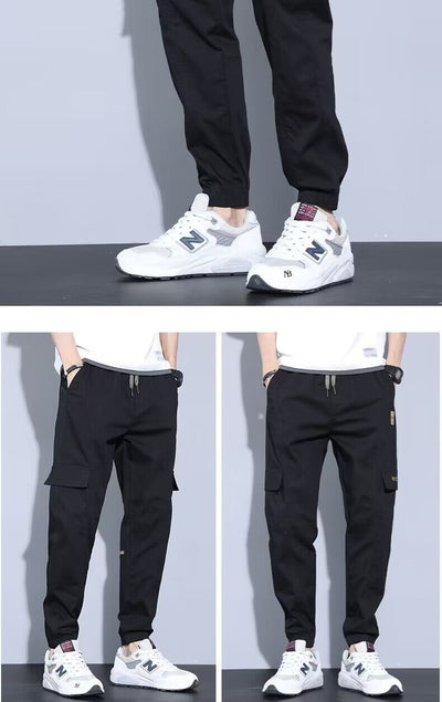 Pantalones Harem Deportivos Sueltos para Hombre - Cintura Ajustable Tendencia - Image 11