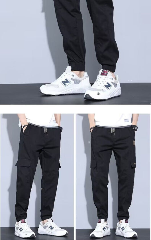 Pantalones Harem Deportivos Sueltos para Hombre - Cintura Ajustable Tendencia - Image 11