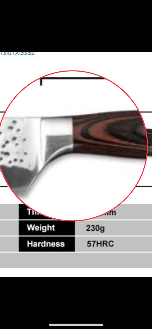 Cuchillo de Chef Profesional de Acero Inoxidable - Image 9