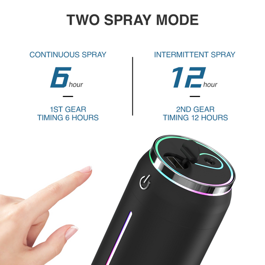 Difusor de Aroma USB 220ML para Auto - Humidificador Portátil Mini - Image 2