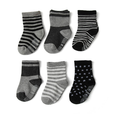 Calcetines Antideslizantes Infantiles a Rayas - Image 4