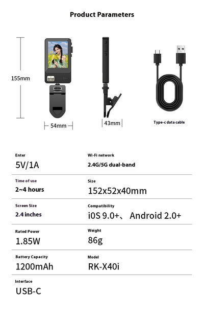 Dispositivo Inalámbrico de Pantalla Compartida para Selfies Móviles - Image 6