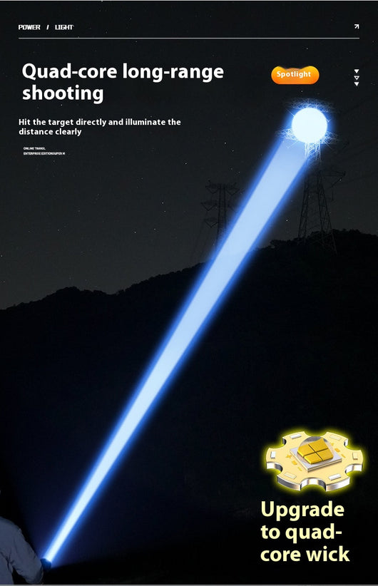 Linterna LED Potente Dual con Gancho - Luz Multifuncional - Image 18