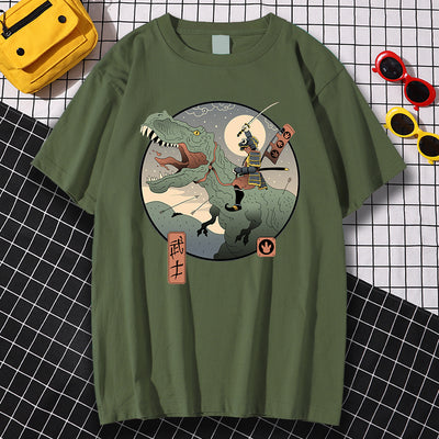Camiseta Suelta de Cuello Redondo y Manga Corta - Image 11