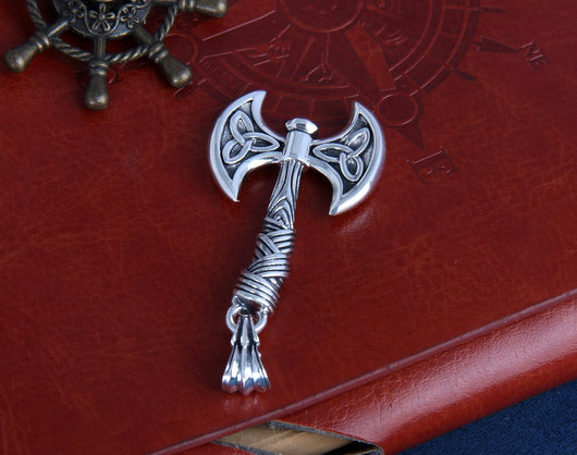 Colgante Hacha Vikinga en Plata Pura - Image 10