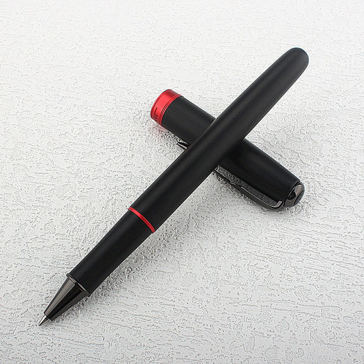 Bolígrafo Plateado Cuadriculado para Caligrafía y Negocios - Image 2
