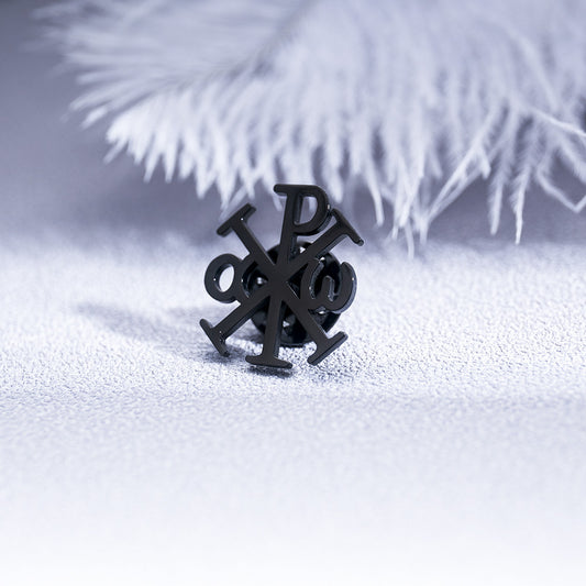 Broche Cruz para Solapa de Traje Hombre - Alfiler Acero Inoxidable Boda