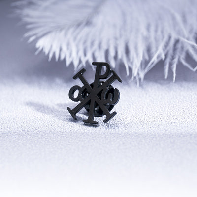 Broche Cruz para Solapa de Traje Hombre - Alfiler Acero Inoxidable Boda