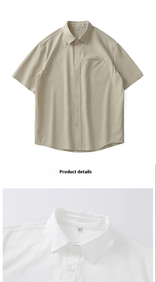Camisa Americana de Hombre Manga Corta Peso Pesado - Image 15
