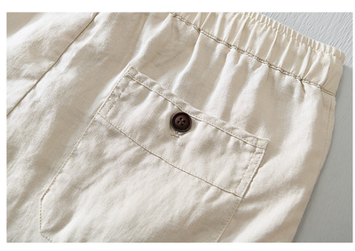 Pantalones Cortos Casuales Hombre Cintura Ajustable Diseño Clásico - Image 10