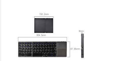 Teclado Bluetooth Plegable Portátil para Móvil y Computadora - Image 7