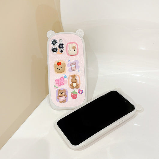 Funda para Celular Oso 3D con Orejas - Diseño Lindo para Mujeres - Image 12