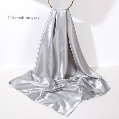 Pañuelo de Seda Artificial 90cm Satinado Brillante - Elegancia Pura - Image 14